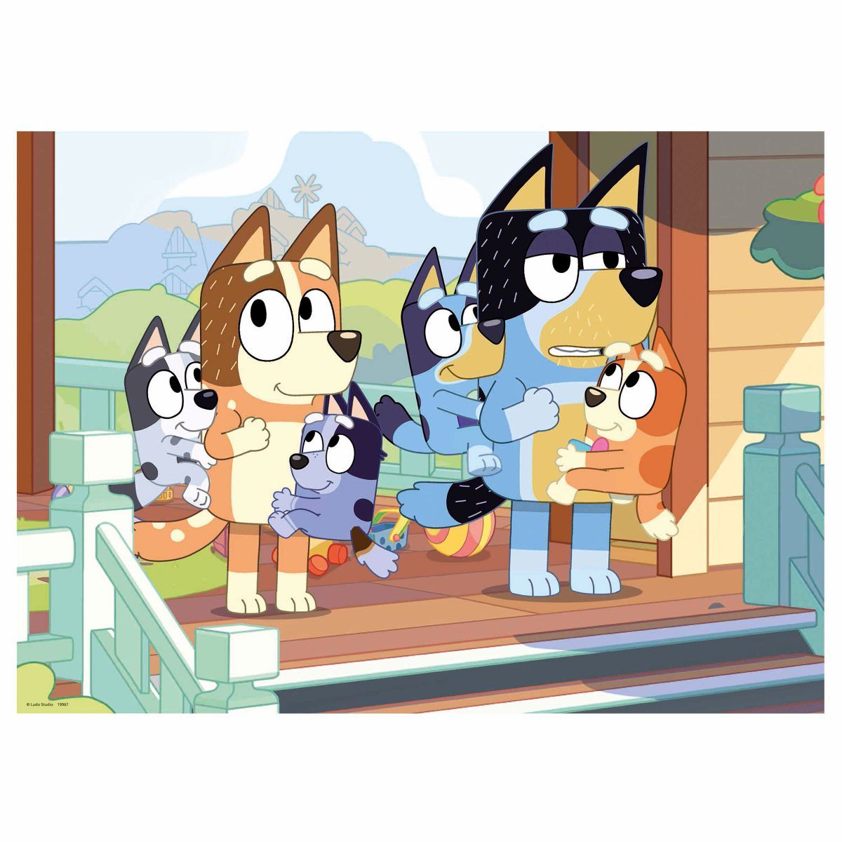 PUZZLE 100 BLUEY MADERA