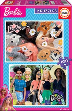 Puzzle 2X100 Barbie