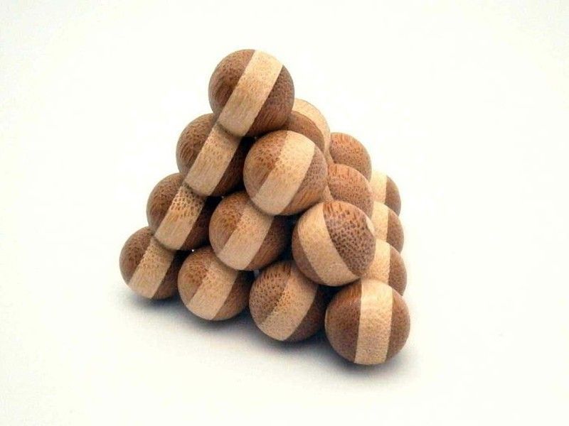 Puzzle 3D Bamboo Balls - 5 cms