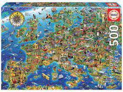 Puzzle 500  Mapa De Europa