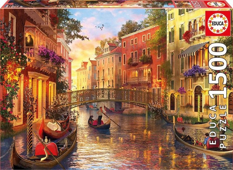 Puzzle - Atardecer En Venecia - 1500 Piezas