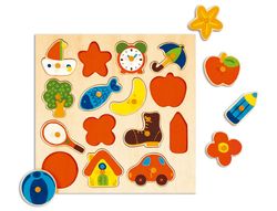 Puzzle diset silueta