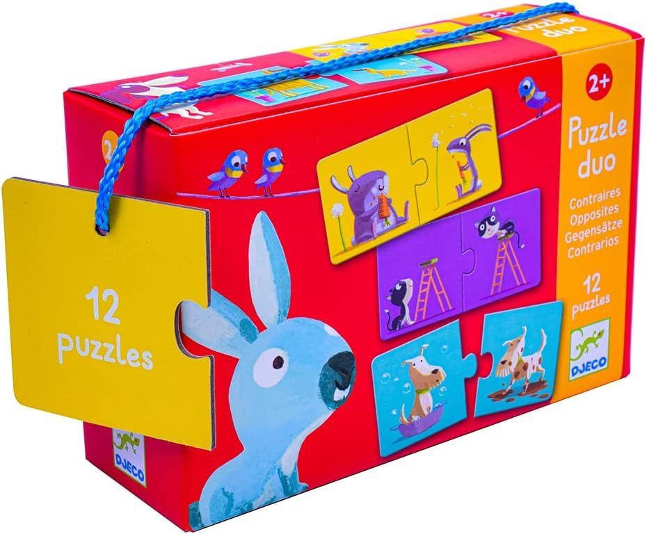 Puzzle Dúo - Contrarios - Djeco
