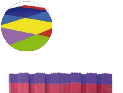 Puzzle escolar sumo didactic bicolor 100x100x2 cm lila/rojo