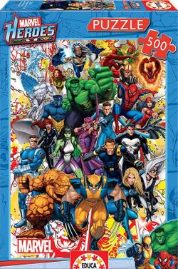 Puzzle - Héroes Marvel - 500 piezas - Educa