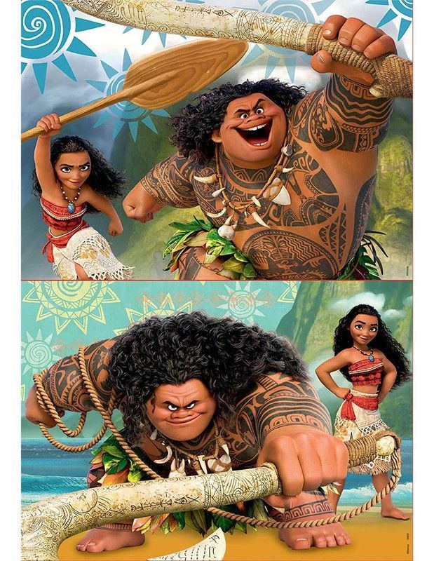 Puzzle - Multipuzzle: Disney Vaiana 2x48 Pcs