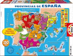 Puzzle Provincias de España de 150 Piezas