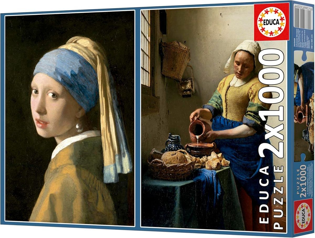 Puzzle - Vermeer - 2 x 1000 Piezas - Educa