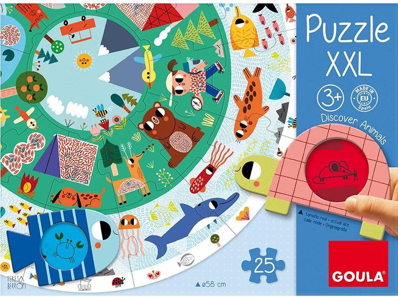 PUZZLE XXL DISCOVERY ANIMALS.