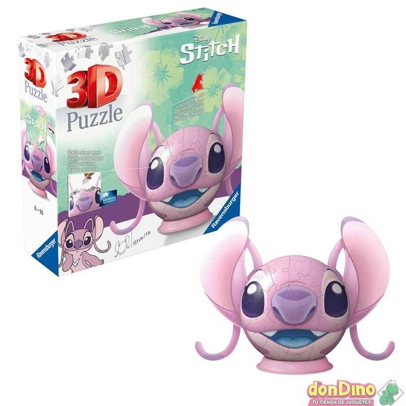 PUZZZLE 3D STITCH ANGEL C/OREJAS