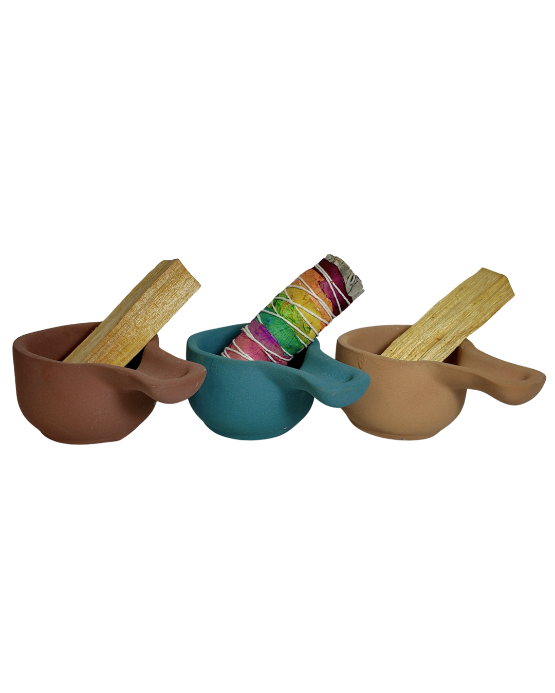 Quemador Artesanal de Cerámica para Resinas, Inciensos y Rituales