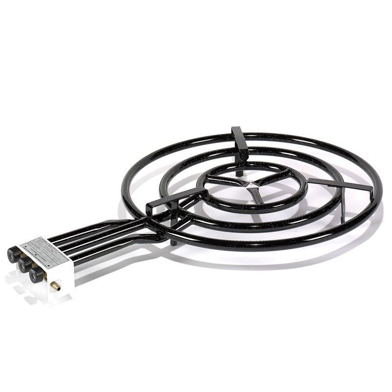 Quemador gas 700mm 3 fuegos