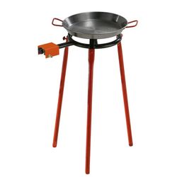 Quemador paellero GARCIMA de tubo Juego 3 Patas Paelleros Diam.20 A 35 Cm.