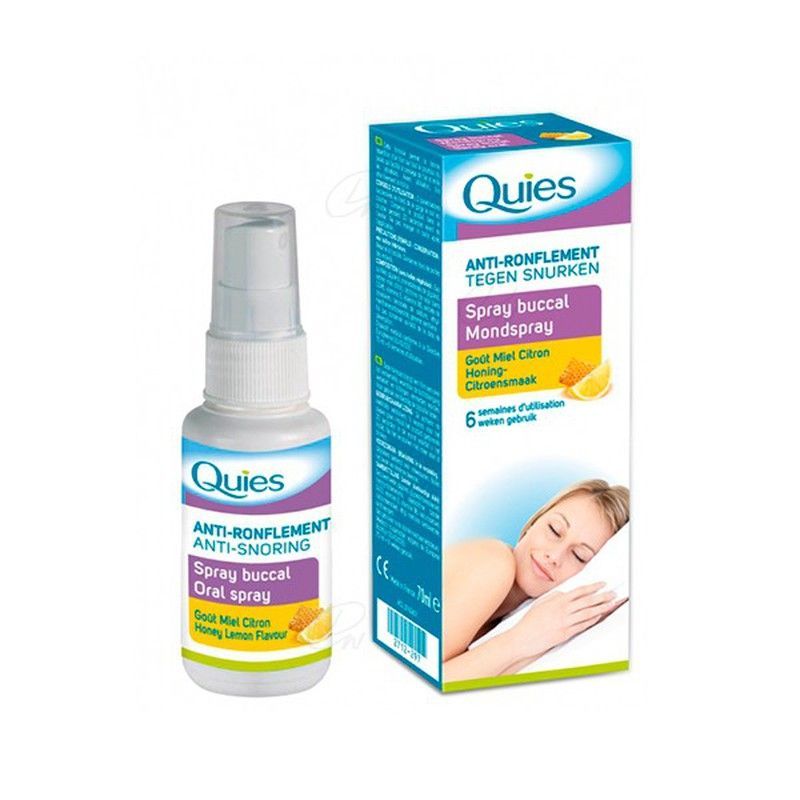Quies Spray Bucal Antirronquidos Miel Y Limon 70 Ml