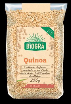 Quinoa Real en grano 250g Granos Cereales Ecológicos Biogra