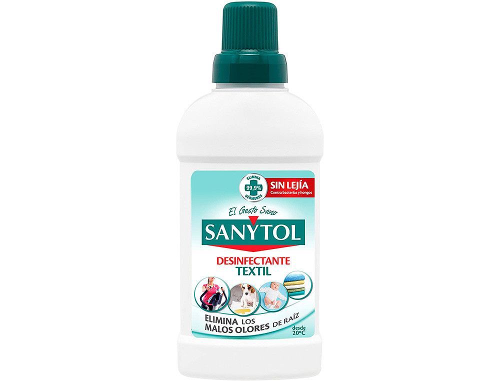 Quitaolor desinfectante sanytol para textil con pulverizador bote de 500 ml
