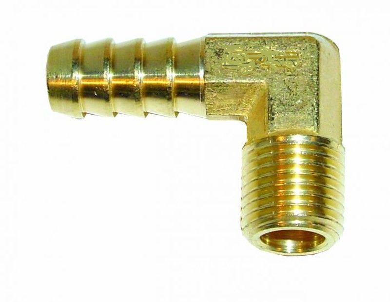 Racor Facet acodado 90º. Rosca 1/4-18 y salida a tubo 10mm. Facet 43299