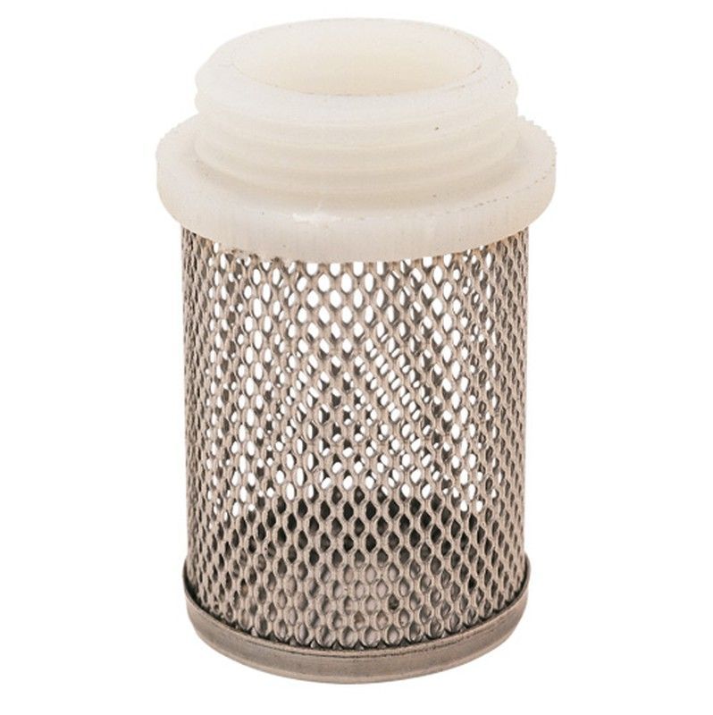 Racor latón rosca METALGRUP Valvula Reten.Filtro Inox/Nylon 1"