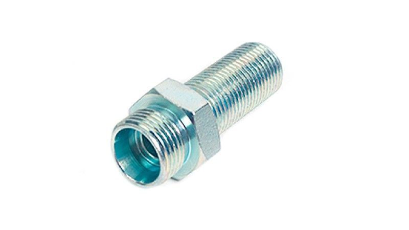 Racor macho largo espiral freno neumático