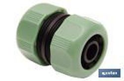 Racor reparador de mangueras de riego | Dos Medidas Disponibles | Fabricado en ABS. Referencia 90014022.