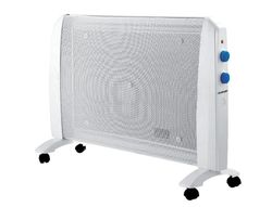 Radiador blaupunkt 2000w dos niveles potencia proteccion sobrecalentamiento con ruedas color blanco