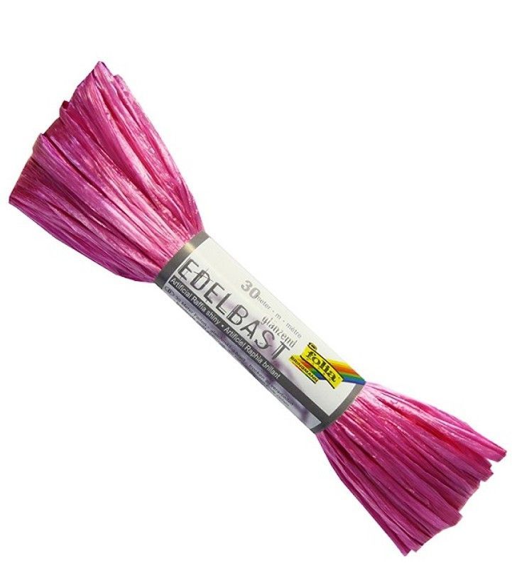Rafia Sintética, Fucsia 30 mt.