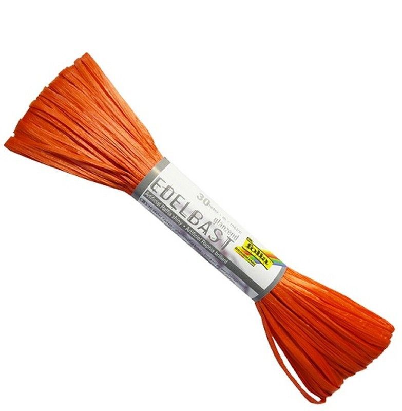 Rafia Sintética, Naranja 30 mt.