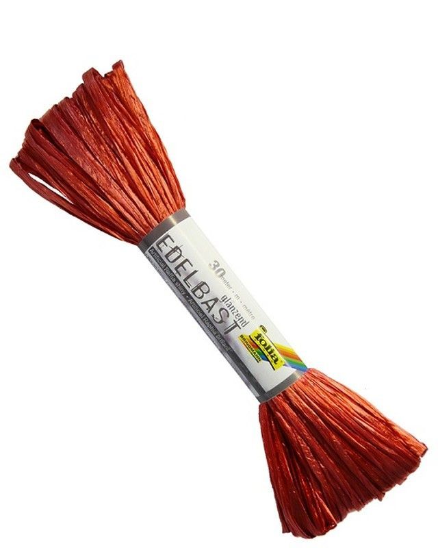Rafia Sintética, Rojo 30 mt.