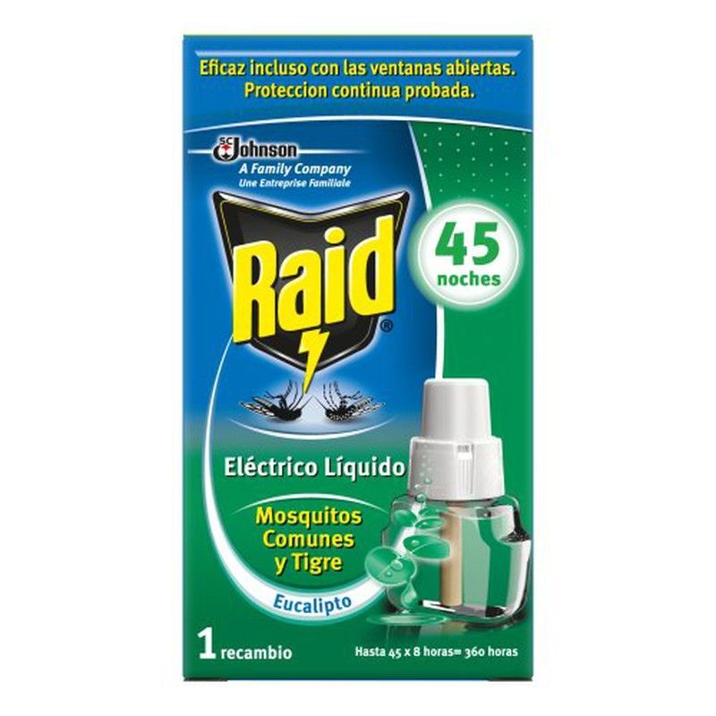 Raid Liquido Recambio Eucalipto (45Noche