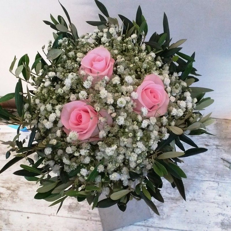 Ramo de Novia Rosas Nevadas