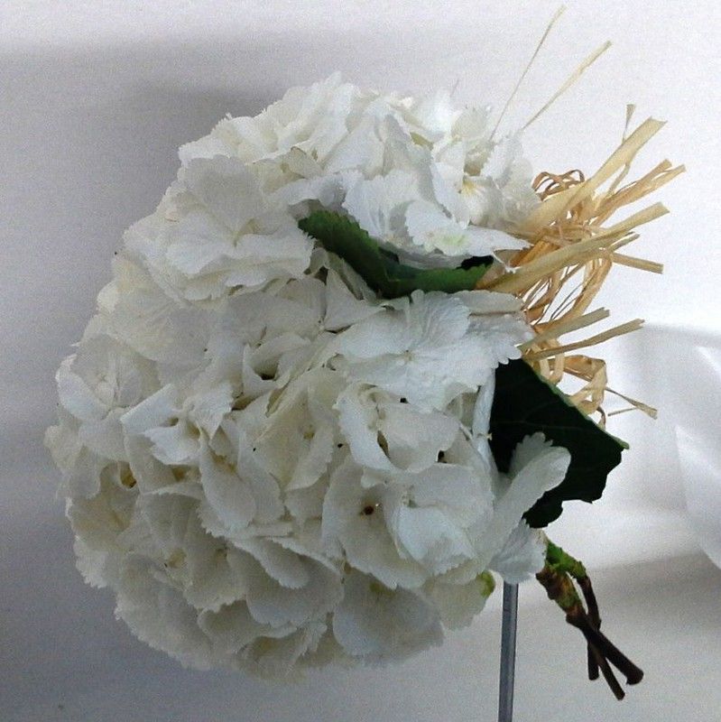 Ramo Novia Hortensia Blanca