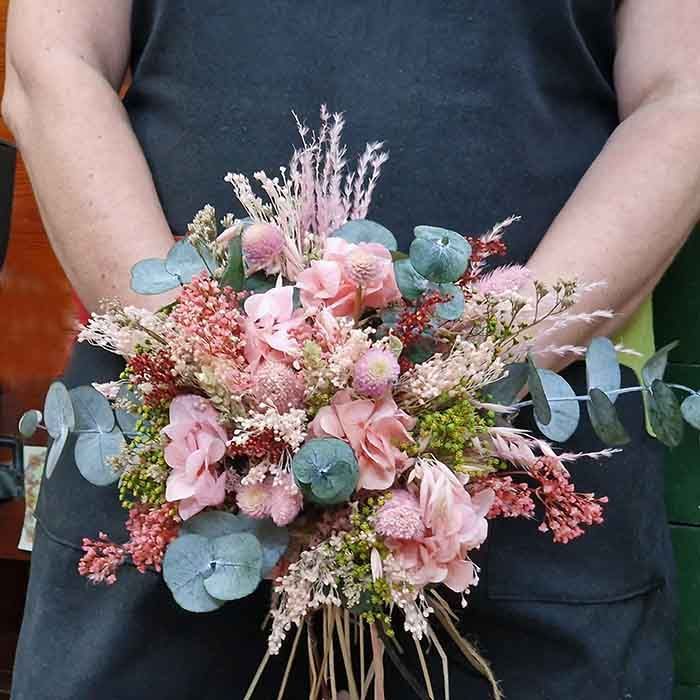 Ramo Novia Natural Rosa