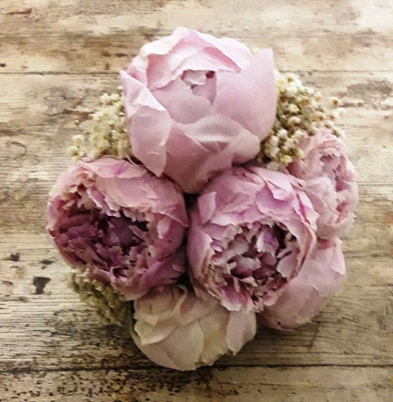 Ramo Novia Peonias Preservado