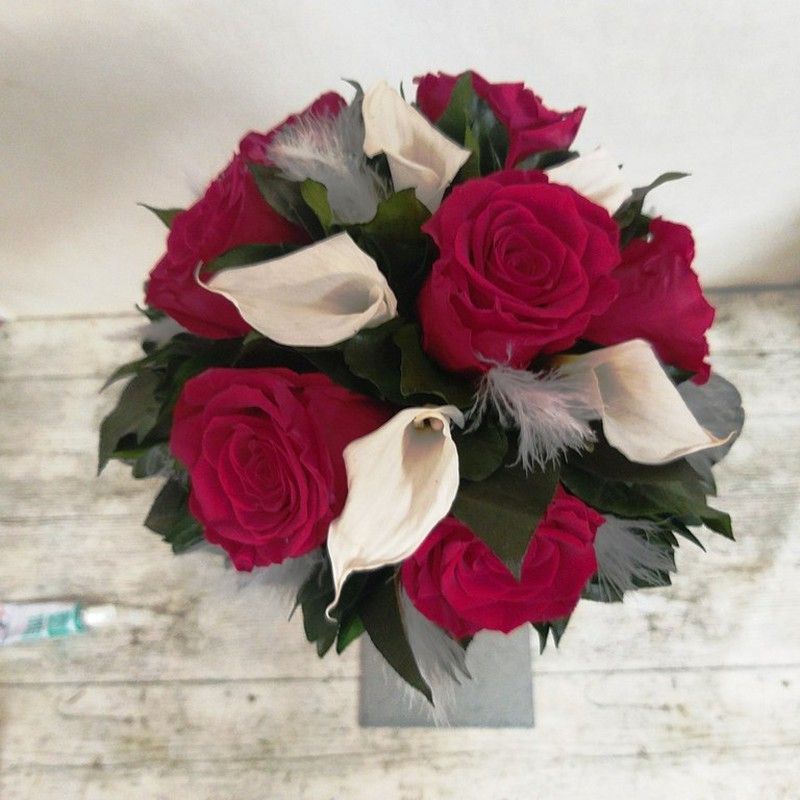 Ramo Novia Plumas Blancas