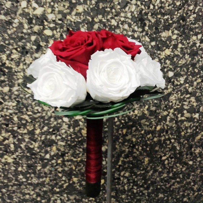 Ramo Novia Rosas preservadas Luz