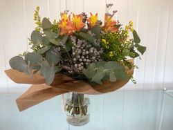 RAMO VERANIEGO DE ASTROMELIA NARANJA