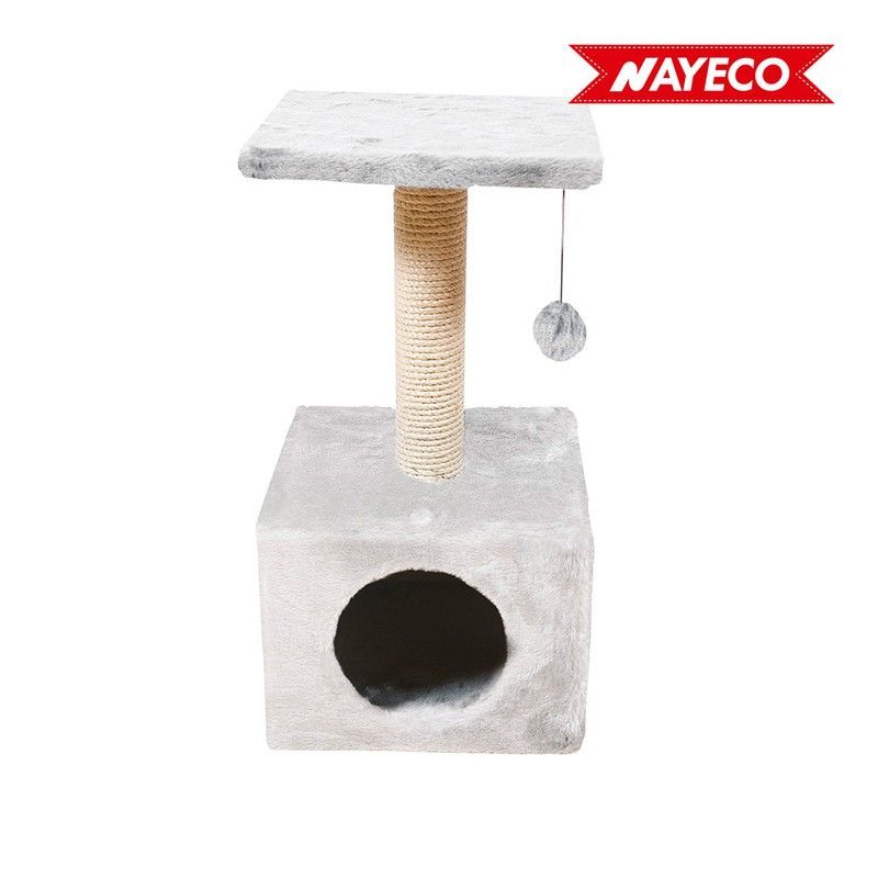 Rascador savanna town gris claro 60x30x30cm