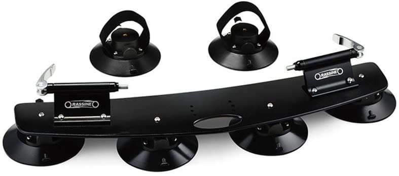 Rassine - Portabicicletas B6 para coche con ventosas (válido para 2 bicicletas)