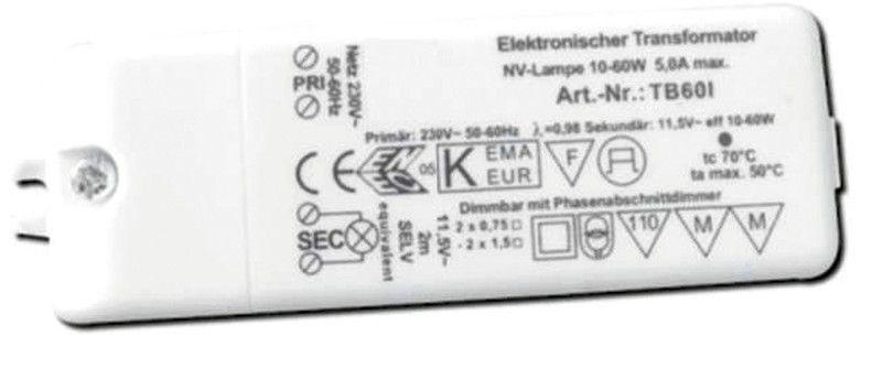 Rat trafo.leds 12vac 1-60w regulable