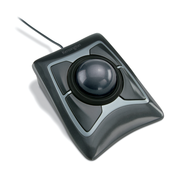 Ratón con trackball óptico Kensington Expert, negro