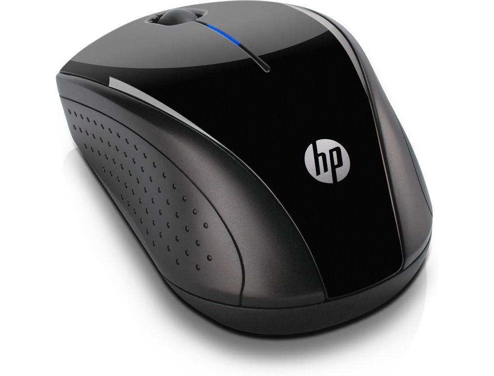 Raton hp 220 inalambrico optico 1600 dpi 3 botones color negro