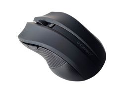 Raton q-connect optico inalambrico 1000 dpi receptor usb 2,4 ghz negro