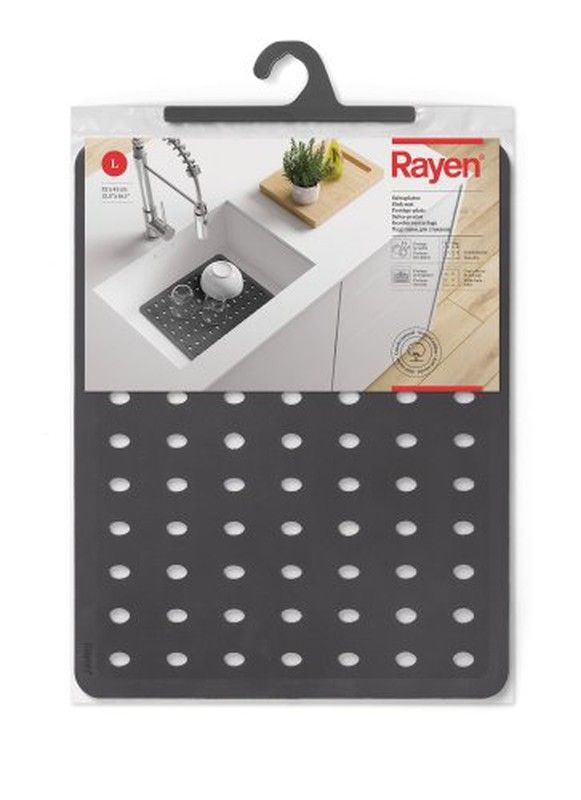 Rayen Salvaplatos Caucho 32X41 Gris 2330