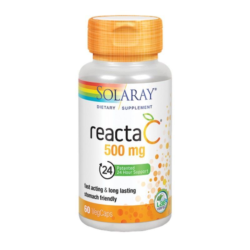 Reacta C 500mg 60 cápsulas de Solaray