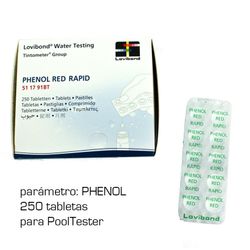 Reactivos Phenol Lovibond 250U Rapid