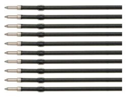 Recambio boligrafo liderpapel gummy touch retractil 1,0 mm tinta celeste bolsa de 10 unidades