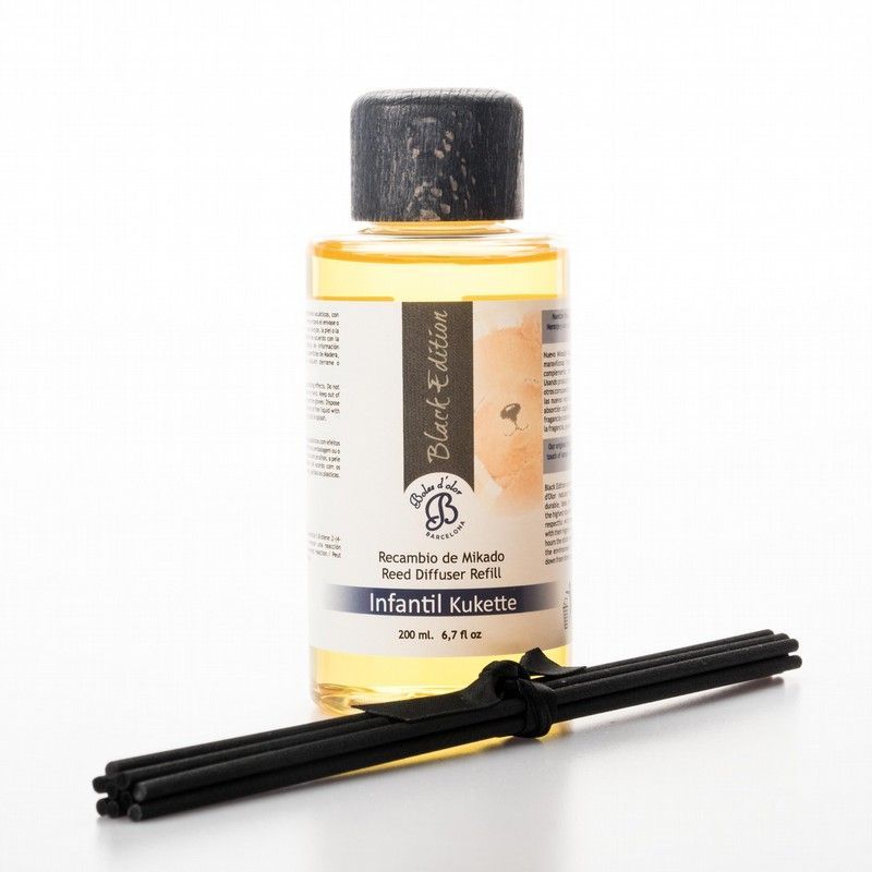 Recambio Mikado 200 ml Infantil Kukette Boles Olor Black Edition