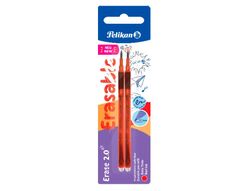Recambio roller pelikan erase 2.0 color rojo blister de 2 unidades