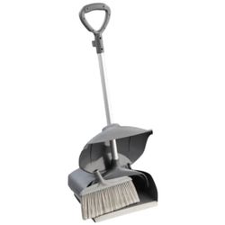 Recogedor de plástico  con Tapa y Escoba Pack 6 unidades