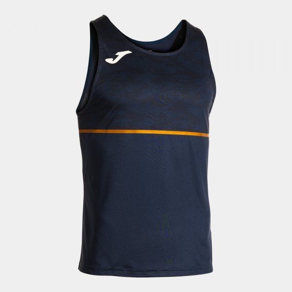 Record Iii Sleeveless Shirt Navy Blue